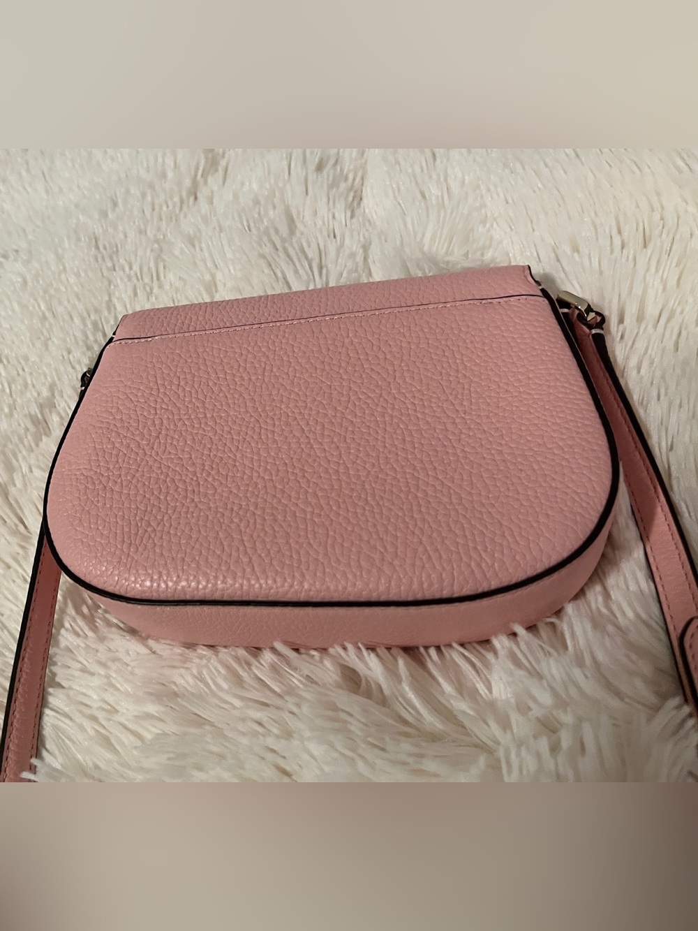 Kate Spade Blush Pink Pebbled Leather Crossbody Bag - Picture 2 of 5